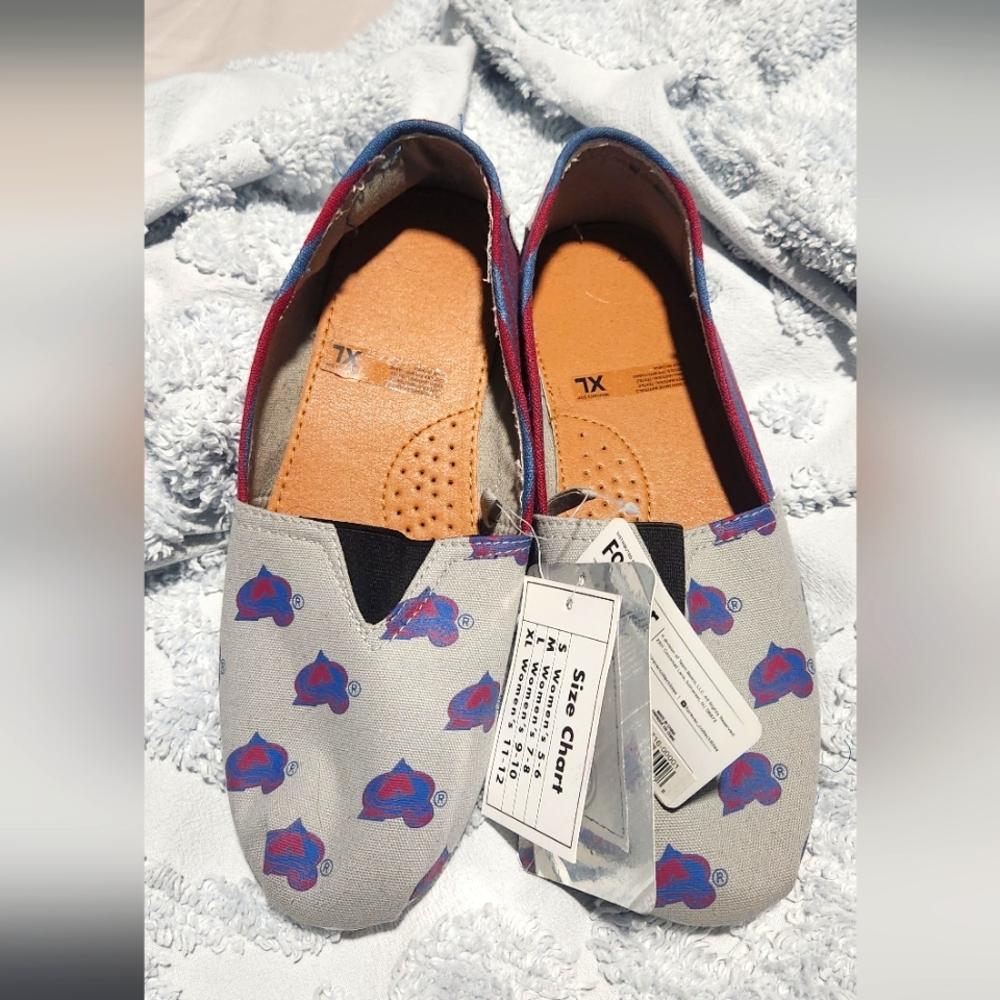 Colorado Avalamche Slip Ons